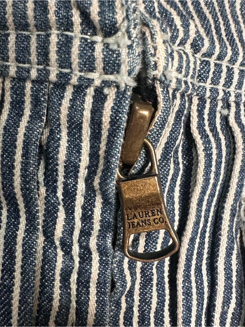 Ralph Lauren Striped women’s Denim-Style Jacket - Navy & White - Picture 2 of 6
